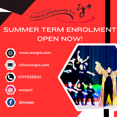 Now booking taster sessions for our Summer term - starts April 2024 Performing Arts in Witney for ages 4 - 21yrs