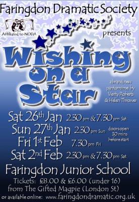 Faringdon performing arts students in panto at Faringdon Junior School