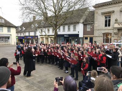 Witney choir sings live on BBC radio