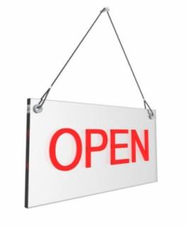 WE ARE OPEN !