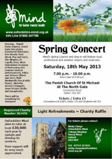 Oxfordshire MIND Spring Concert 2013