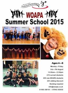 Summer school 2015 for 4 - 6 year old children in Oxfordshire