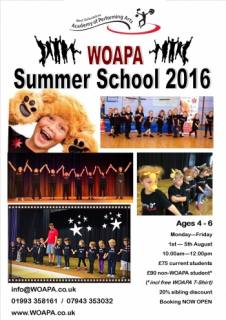 Children's Summer School Witney Oxford Singing Dance Drama