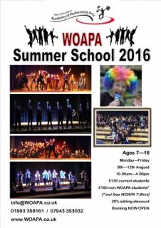 Children Singing Dance Drama Witney Oxford - Musical Theatre Summer School for ages 7-16yrs