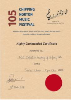 Singing Group - Chipping Norton Music Festival 2017